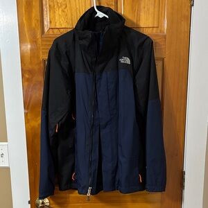 The North Face Men's Black and Navy Performance Jacket